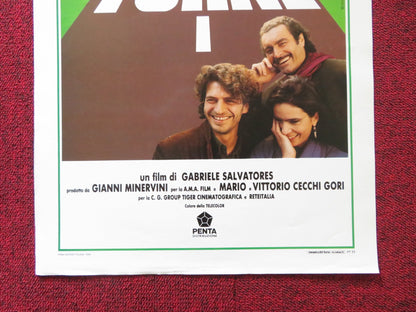 TURNE ITALIAN LOCANDINA POSTER DIEGO ABATANTUONO LAURA MORANTE 1990 Rendezvous Cinema Movie posters