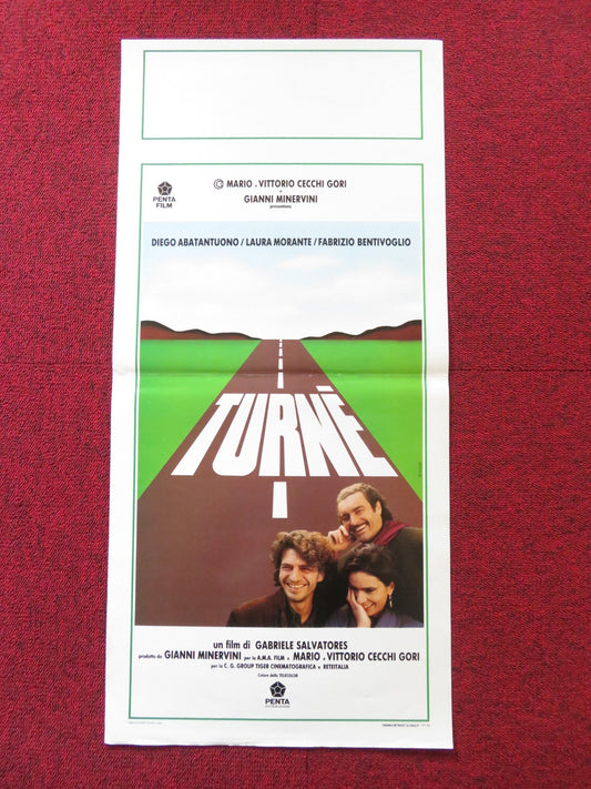TURNE ITALIAN LOCANDINA POSTER DIEGO ABATANTUONO LAURA MORANTE 1990 Rendezvous Cinema Movie posters