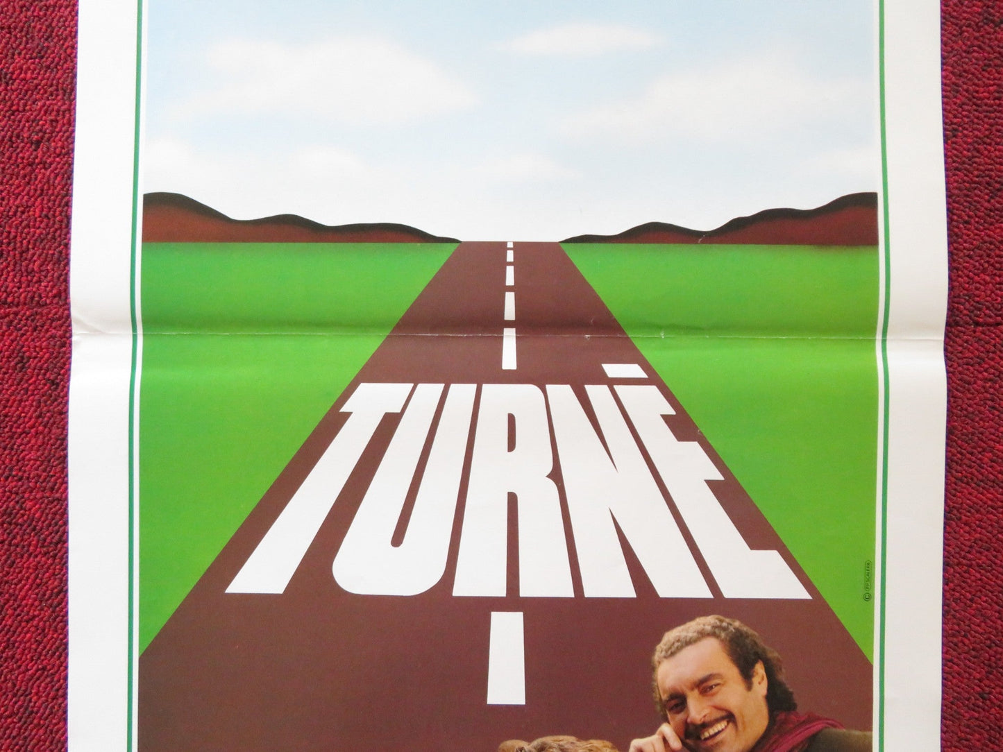 TURNE ITALIAN LOCANDINA POSTER DIEGO ABATANTUONO LAURA MORANTE 1990 Rendezvous Cinema Movie posters
