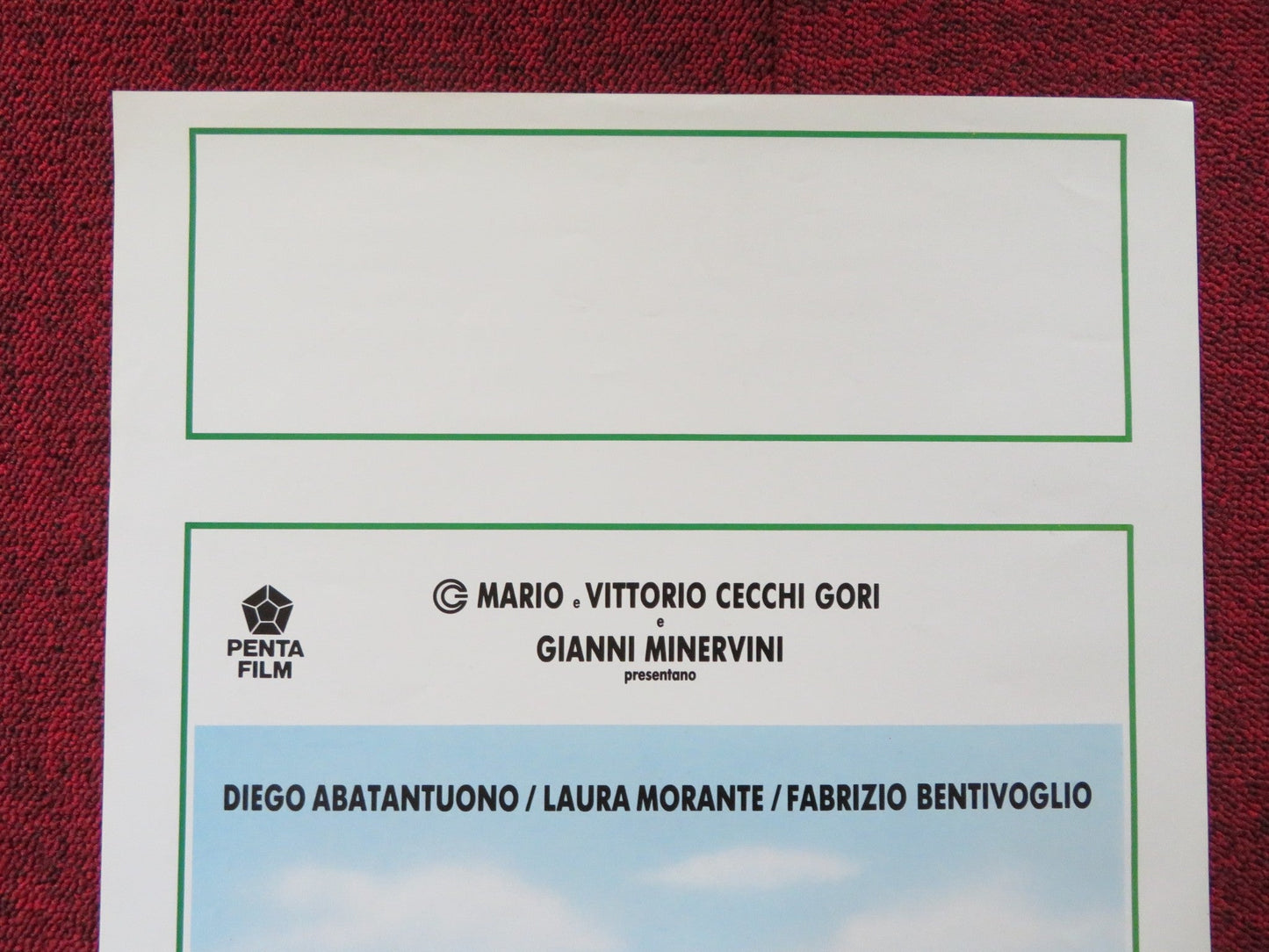 TURNE ITALIAN LOCANDINA POSTER DIEGO ABATANTUONO LAURA MORANTE 1990 Rendezvous Cinema Movie posters