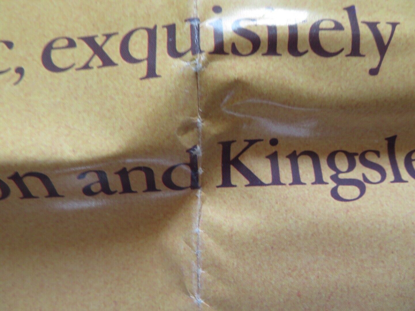 TURTLE DIARY FOLDED US ONE SHEET POSTER GLENDA JACKSON BEN KINGSLEY 1986 Movie posters