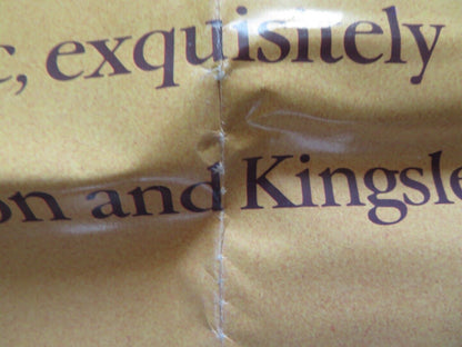 TURTLE DIARY FOLDED US ONE SHEET POSTER GLENDA JACKSON BEN KINGSLEY 1986 Movie posters