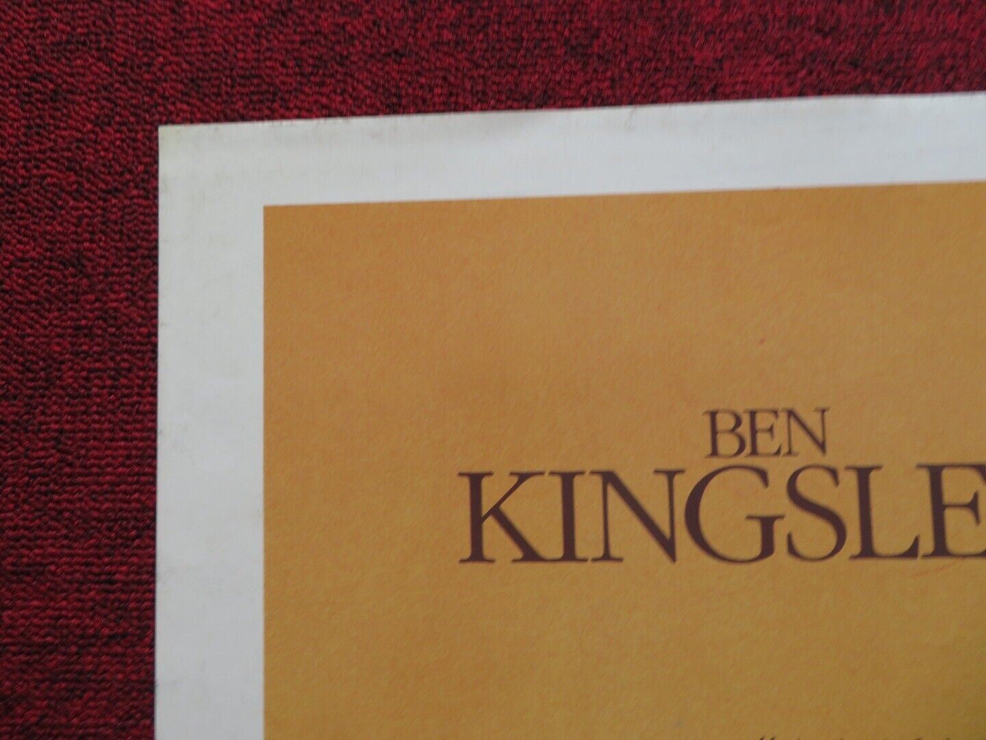 TURTLE DIARY FOLDED US ONE SHEET POSTER GLENDA JACKSON BEN KINGSLEY 1986 Movie posters