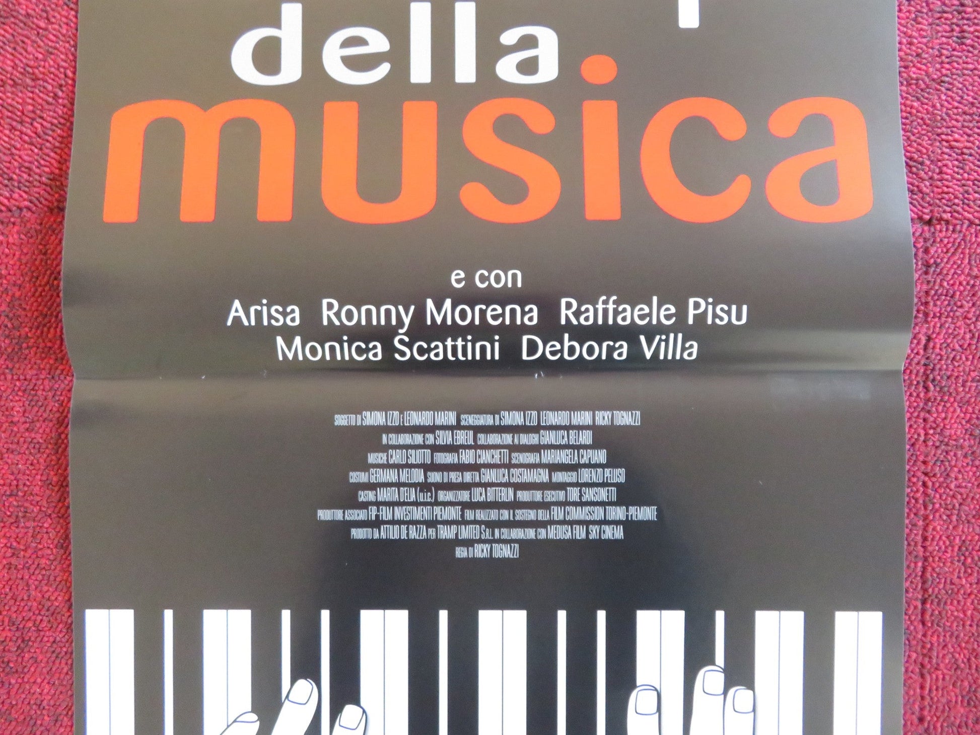 TUTTA COLPA DELLA MUSICA ITALIAN LOCANDINA POSTER STEFANIA SANDRELLI 2011 Rendezvous Cinema Movie posters