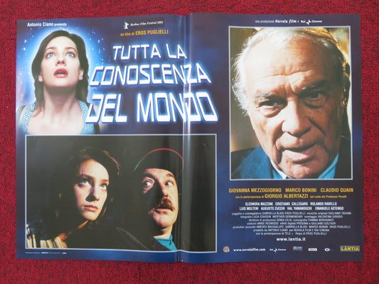 TUTTA LA CONOSCENZA DEL MONDO - C ITALIAN FOTOBUSTA POSTER MEZZOGIORNO 2001 Rendezvous Cinema Movie posters