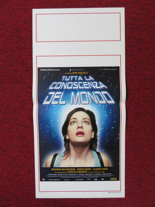 TUTTA LA CONOSCENZA DEL MONDO ITALIAN LOCANDINA POSTER GIOVANNA MEZZOGIORNO 2001 Rendezvous Cinema Movie posters