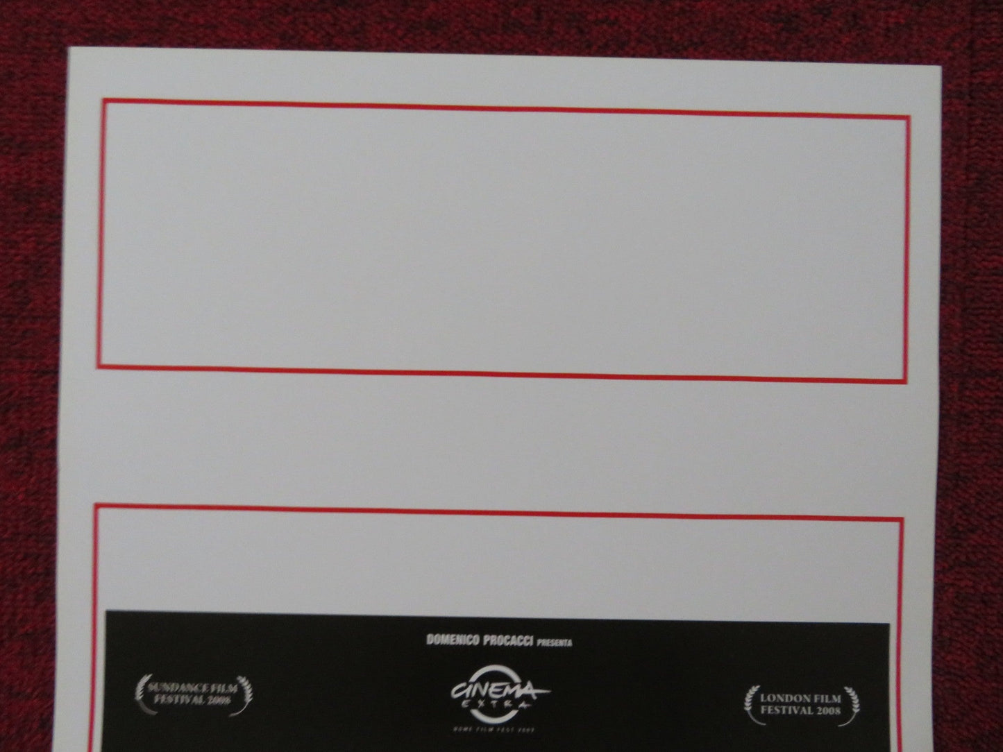 TUTTA LA MIA VITA IN PRIGIONE ITALIAN LOCANDINA POSTER MUMIA ABU - JAMAL 2008 Rendezvous Cinema Movie posters