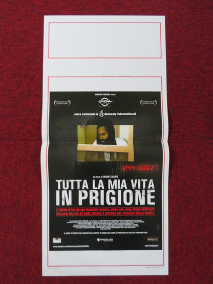 TUTTA LA MIA VITA IN PRIGIONE ITALIAN LOCANDINA POSTER MUMIA ABU - JAMAL 2008 Rendezvous Cinema Movie posters