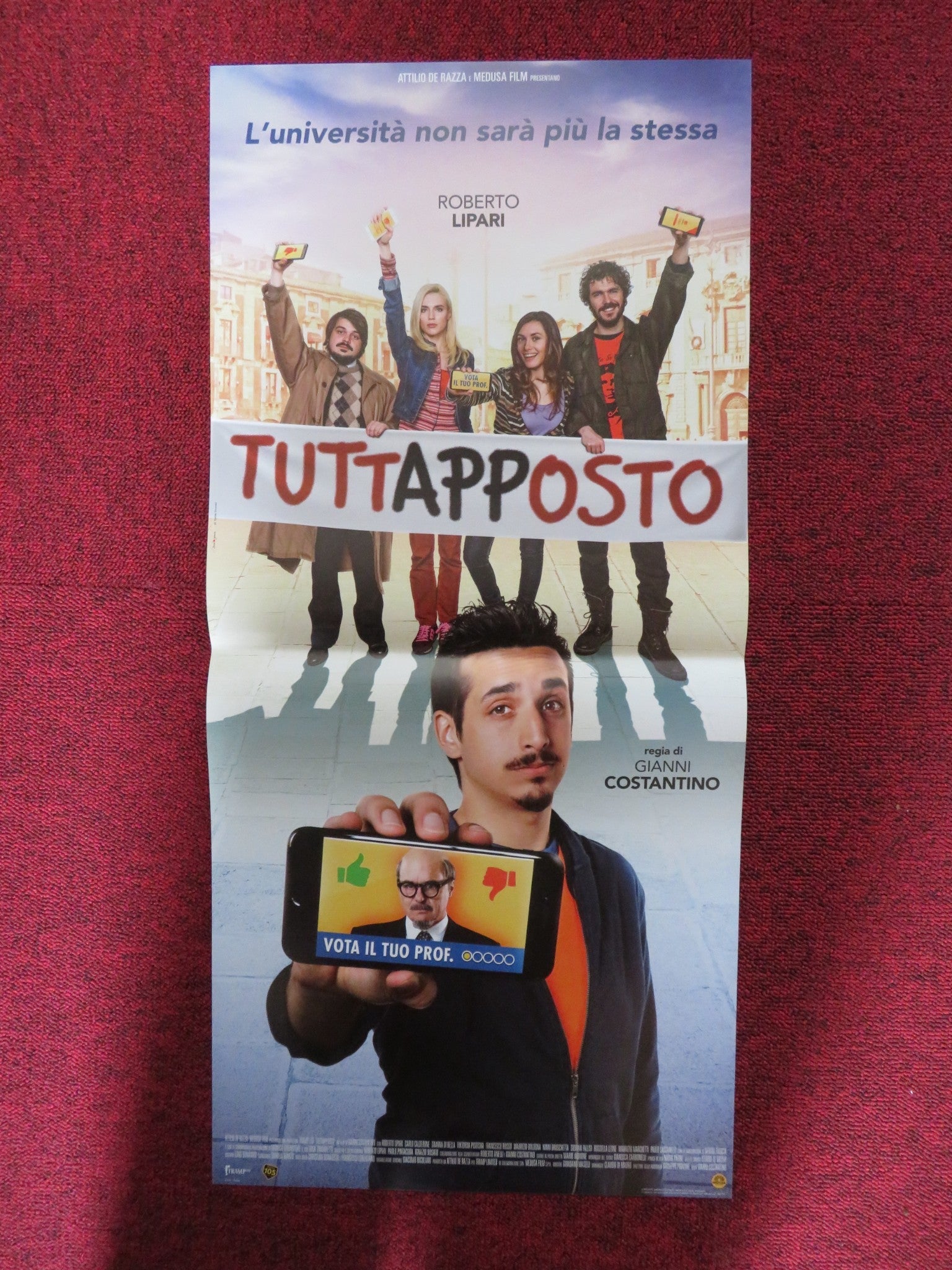 TUTTAPPOSTO ITALIAN LOCANDINA POSTER ROBERTO LIPARI LUCA ZINGARETTI 2019 Rendezvous Cinema Movie posters