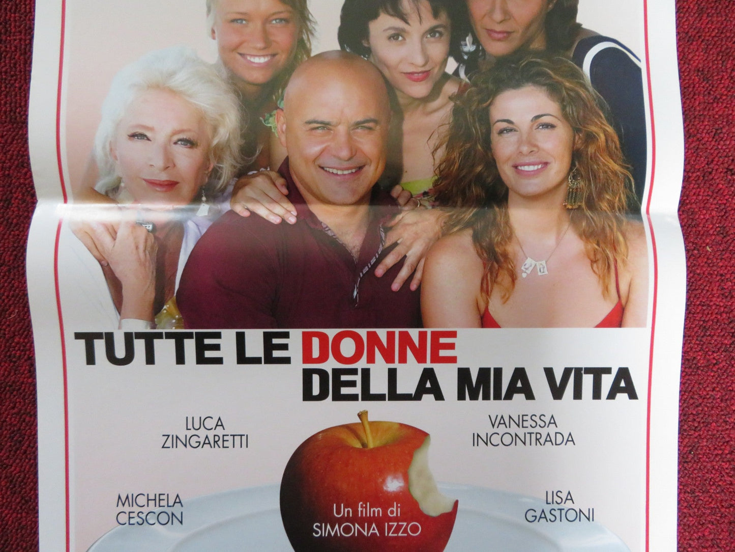 TUTTE LE DONNE DELLA MIA VITA ITALIAN LOCANDINA POSTER LUCA ZINGARETTI 2007 Rendezvous Cinema Movie posters