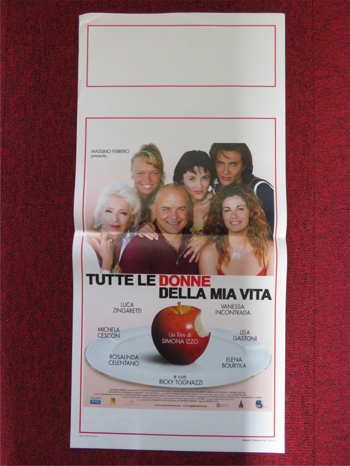 TUTTE LE DONNE DELLA MIA VITA ITALIAN LOCANDINA POSTER LUCA ZINGARETTI 2007 Rendezvous Cinema Movie posters