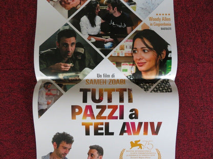 TUTTI PAZZI A TEL AVIV ITALIAN LOCANDINA (27"x13") POSTER KAIS NASHIF 2018 - Rendezvous Cinema