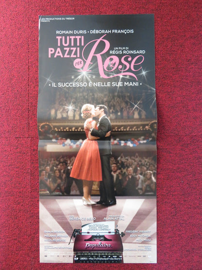 TUTTI PAZZI PER ROSE ITALIAN LOCANDINA POSTER ROMAIN DURIS DEBORAH FRANCOIS 2012 Rendezvous Cinema Movie posters
