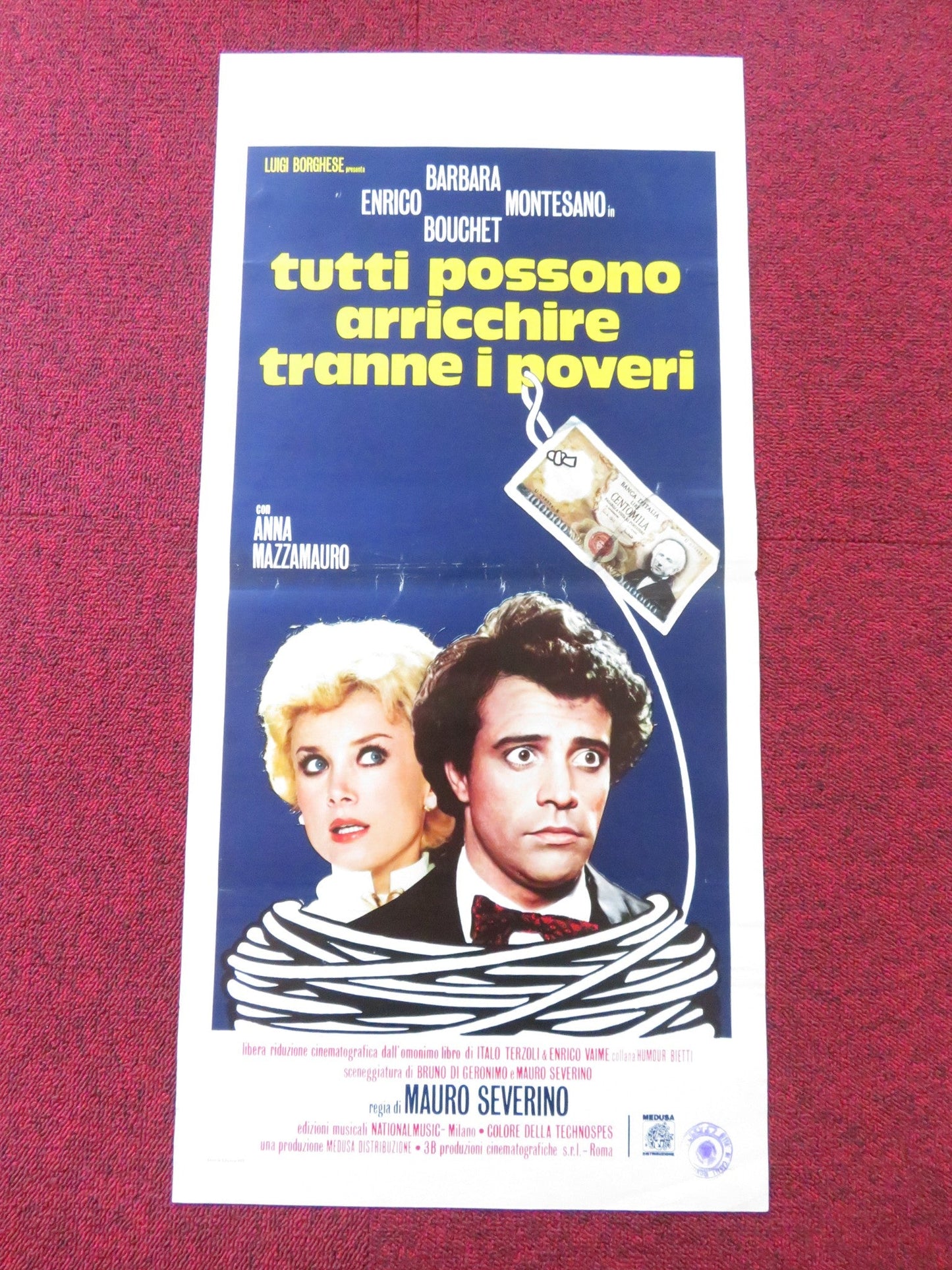 TUTTI POSSONO ARRICCHIRE TRANNE I POVERI ITALIAN LOCANDINA POSTER 1976 Rendezvous Cinema Movie posters
