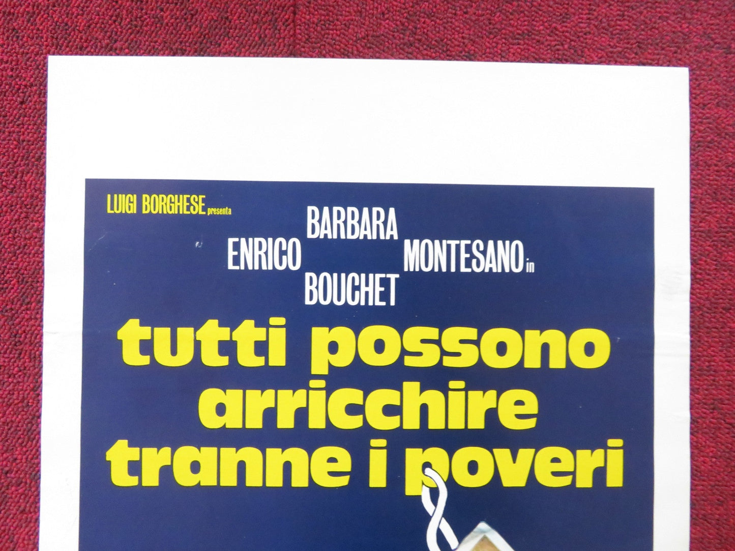 TUTTI POSSONO ARRICCHIRE TRANNE I POVERI ITALIAN LOCANDINA POSTER 1976 Rendezvous Cinema Movie posters