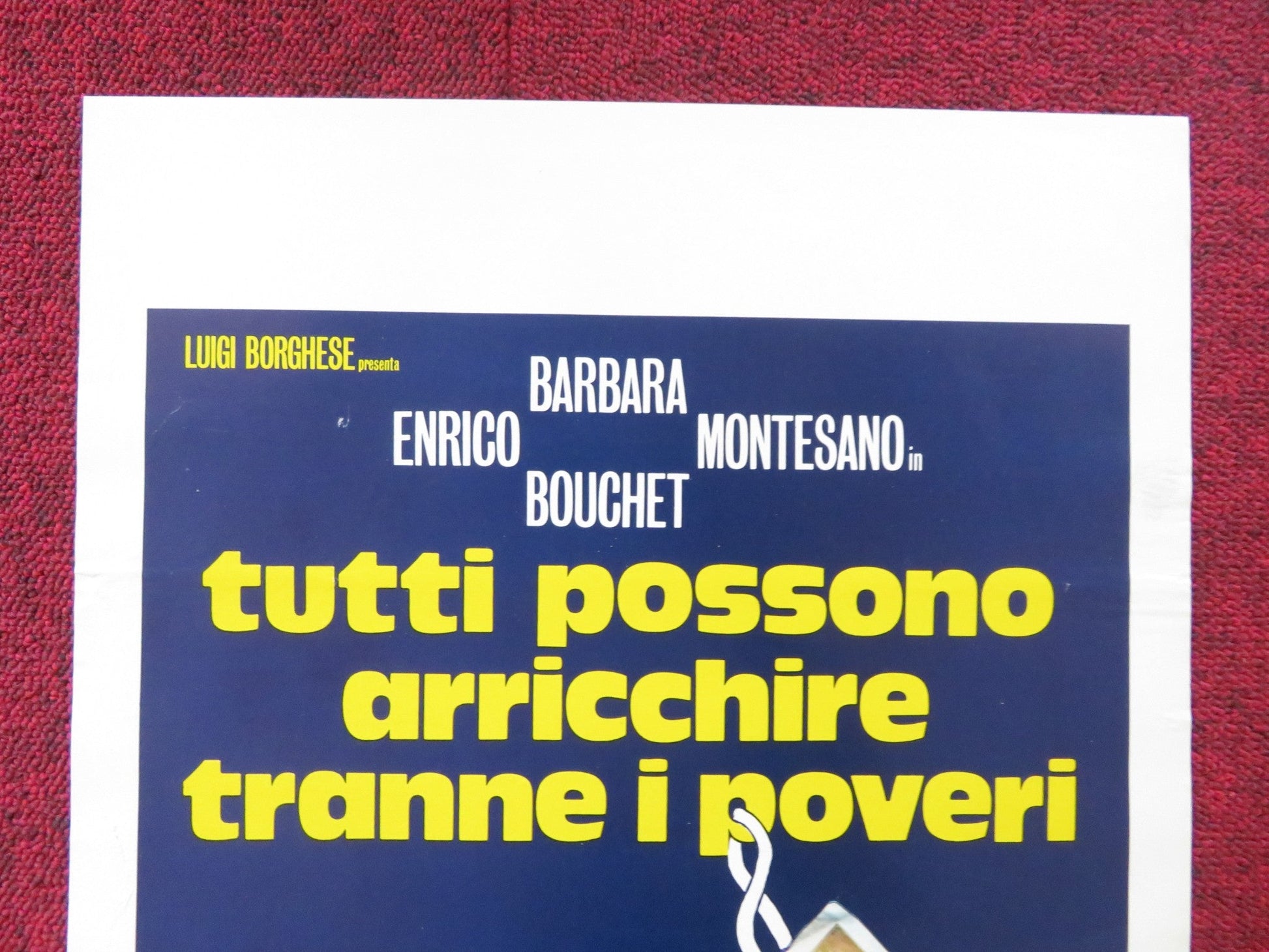TUTTI POSSONO ARRICCHIRE TRANNE I POVERI ITALIAN LOCANDINA POSTER 1976 Rendezvous Cinema Movie posters