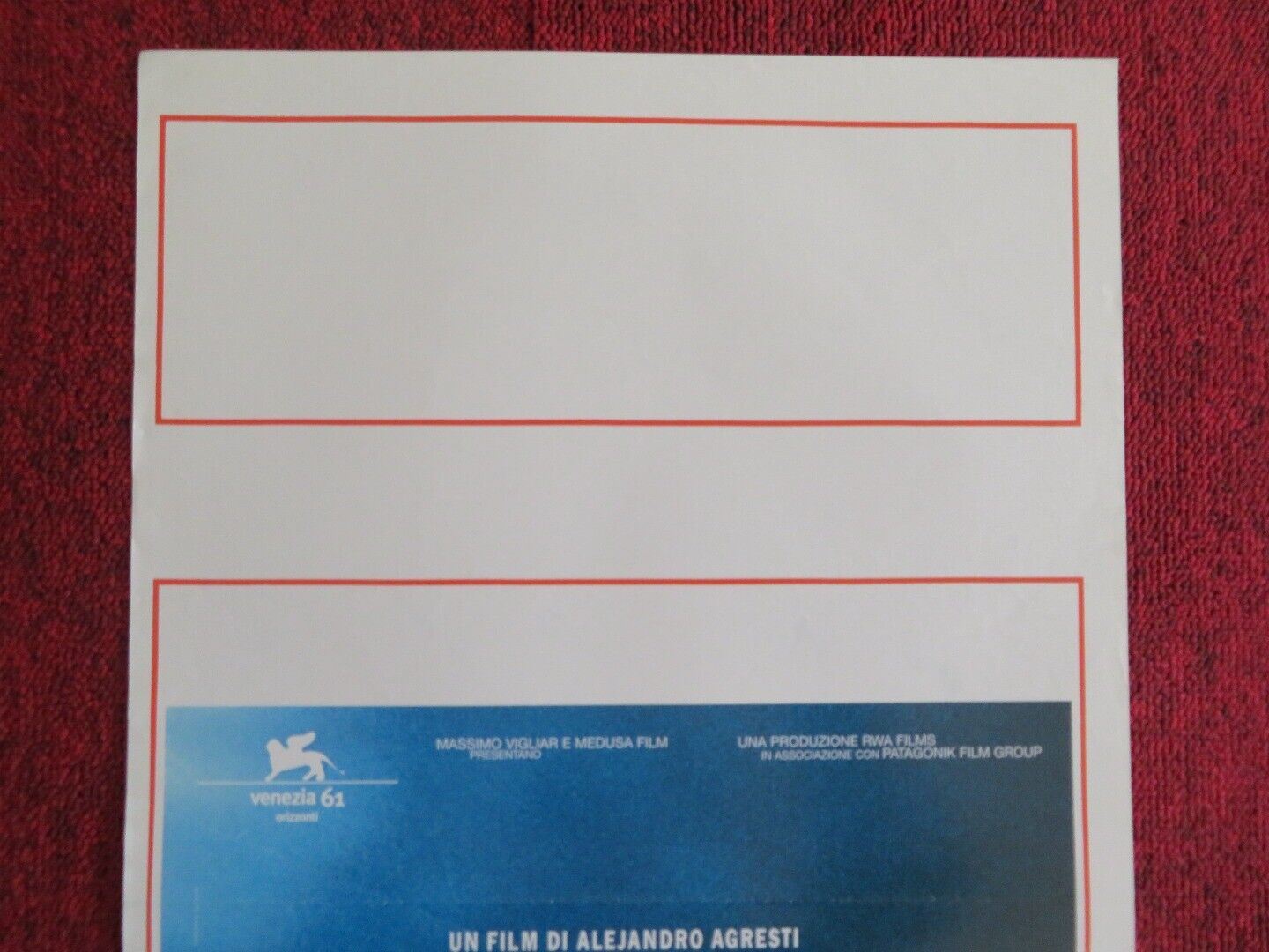 TUTTO IL BENE DEL MONDO ITALIAN LOCANDINA (27.5"x13") POSTER 2004 Movie posters