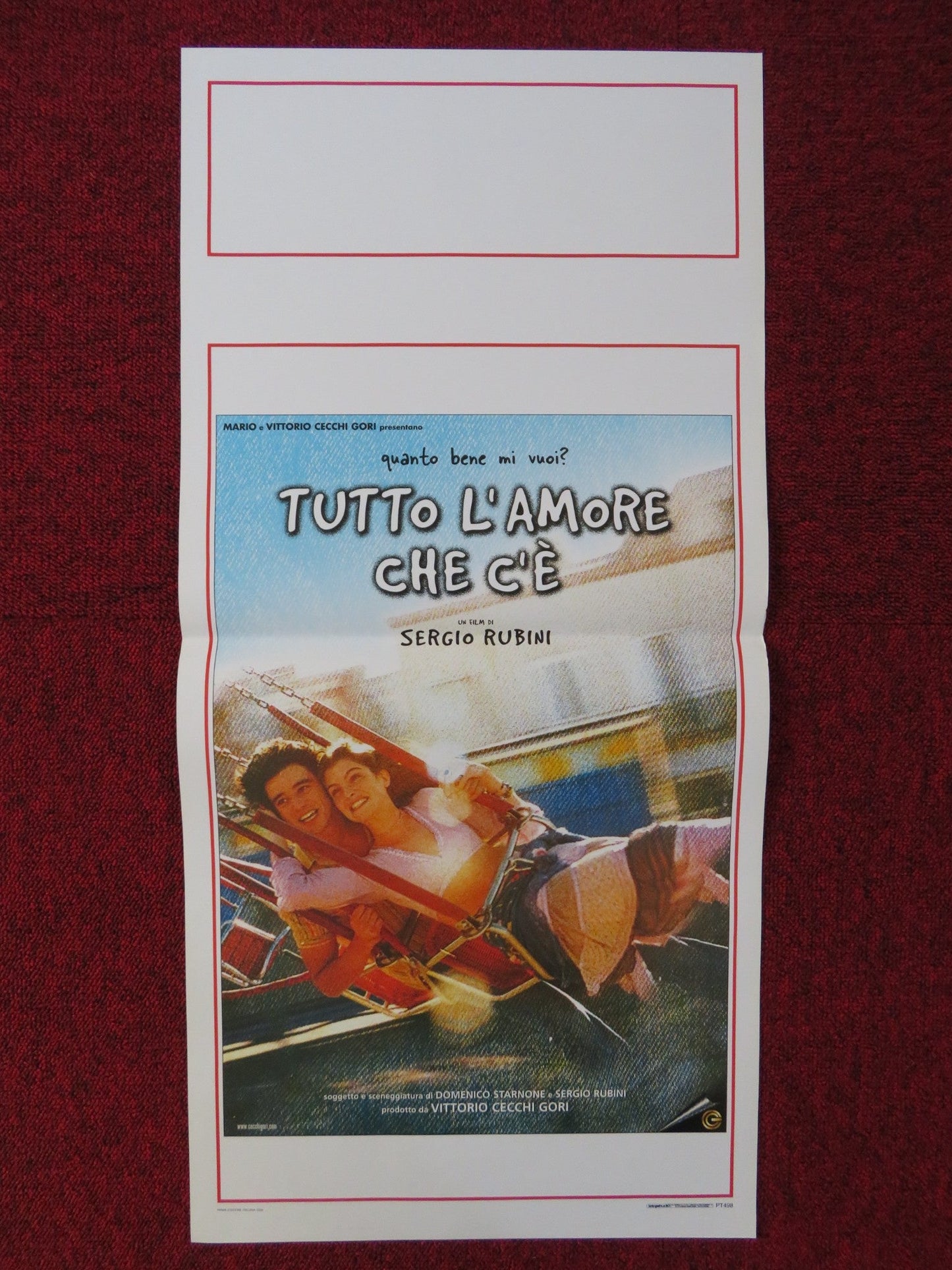 TUTTO L'AMORE CHE CE ITALIAN LOCANDINA POSTER DAMIANO RUSSO M. VENITUCCI 2000 Rendezvous Cinema Movie posters