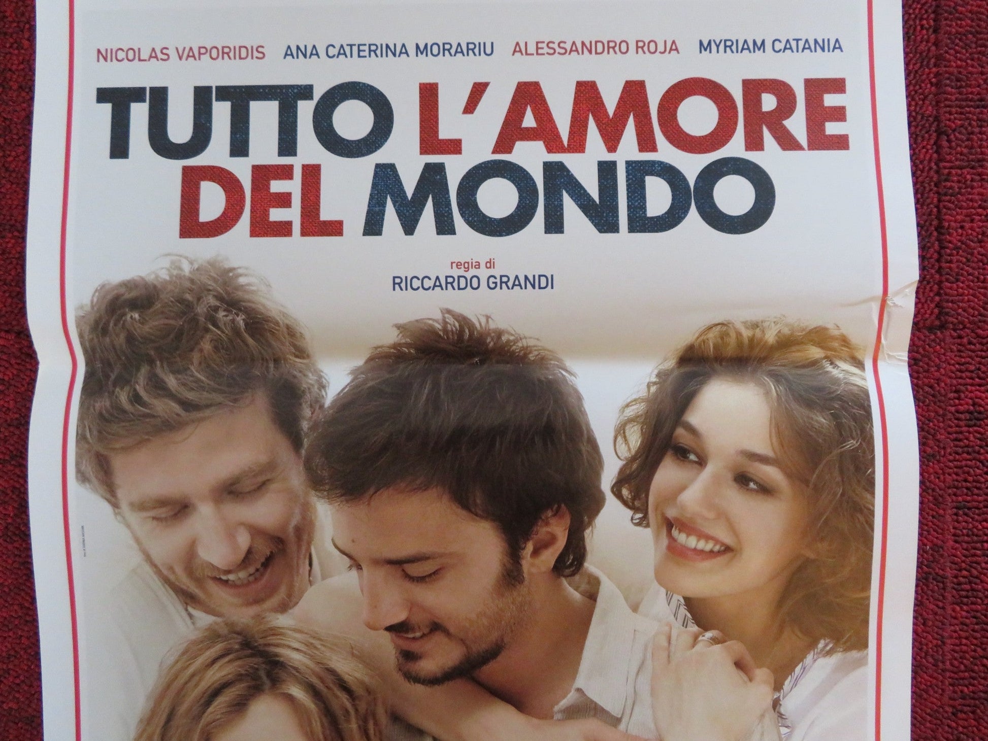 TUTTO L'AMORE DEL MONDO ITALIAN LOCANDINA POSTER NICOLAS VAPORIDIS 2010 Rendezvous Cinema Movie posters