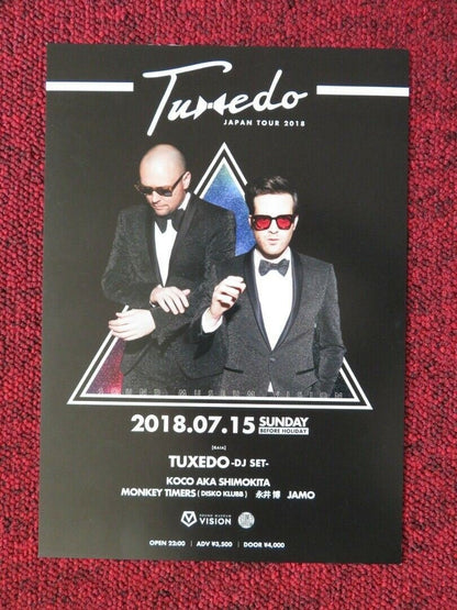 TUXEDO - JAPAN TOUR JAPANESE MUSIC TOUR GIG POSTER 2016 Movie posters