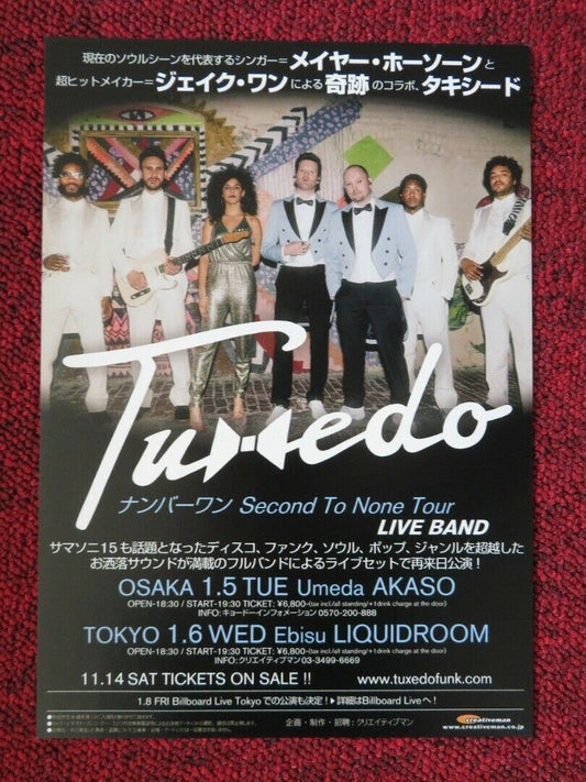 TUXEDO - SECOND TO NONE TOUR JAPANESE MUSIC TOUR GIG POSTER 2016 Movie posters