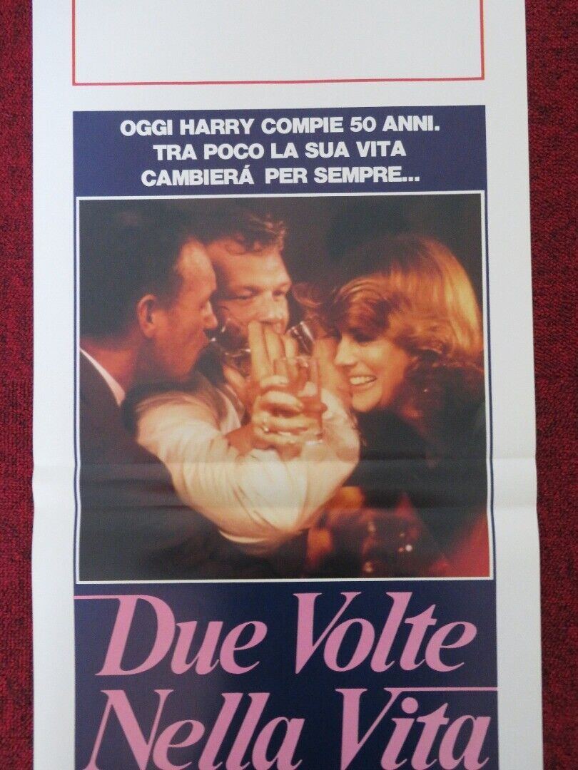 TWICE IN A LIFETIME ITALIAN LOCANDINA (27.5"x13") POSTER GENE HACKMAN 1987 Movie posters