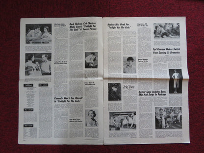 TWILIGHT FOR THE GODS UNCUT UNIVERSAL INTERNATIONAL FOLDED PRESS BOOK 1958 Rendezvous Cinema Movie posters
