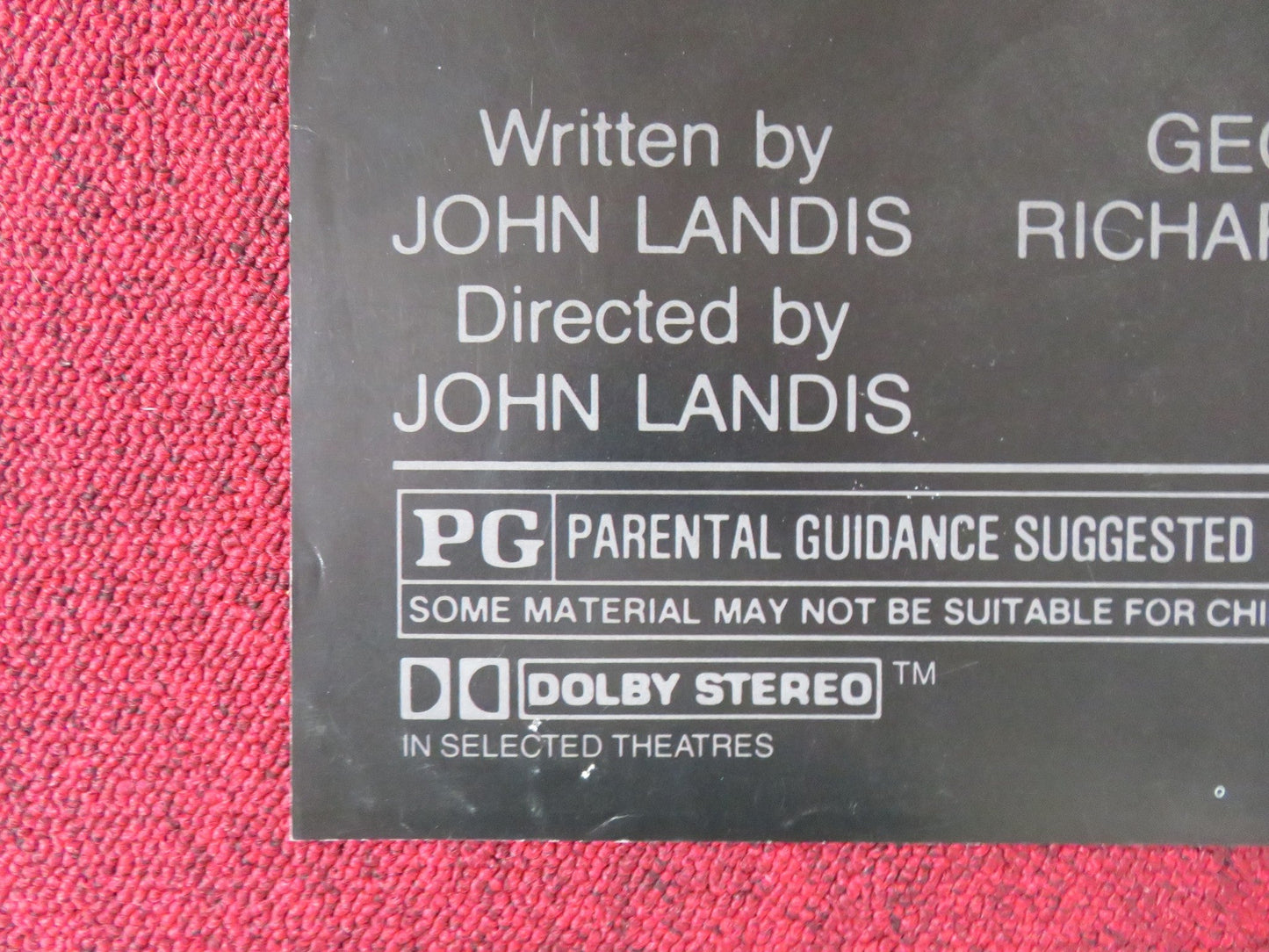 TWILIGHT ZONE: THE MOVIE FOLDED US ONE SHEET POSTER SPIELBERG LANDIS 1983 Rendezvous Cinema Movie posters