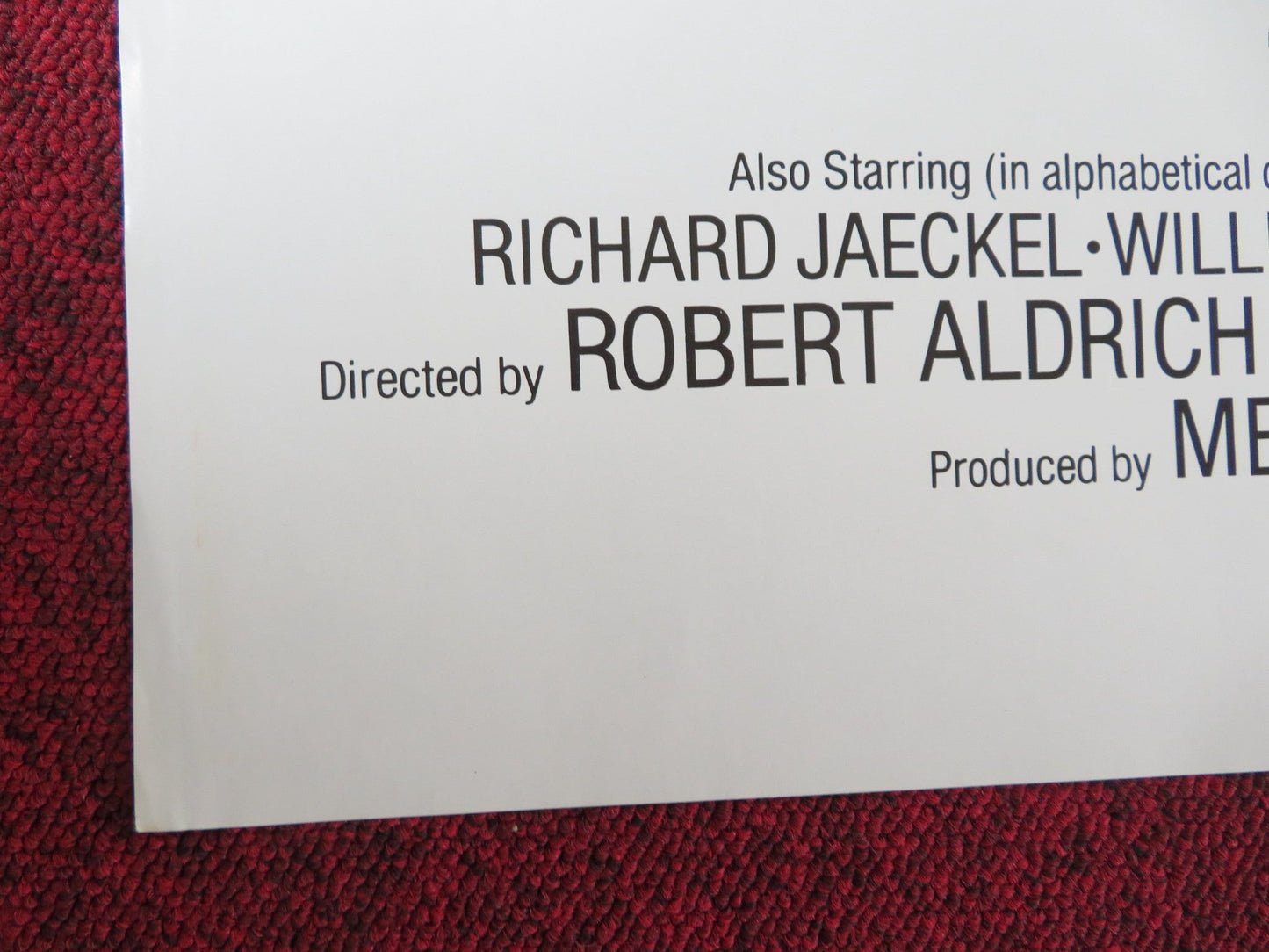 TWILIGHT'S LAST GLEAMING FOLDED US ONE SHEET POSTER BURT LANCASTER 1977 Rendezvous Cinema Movie posters