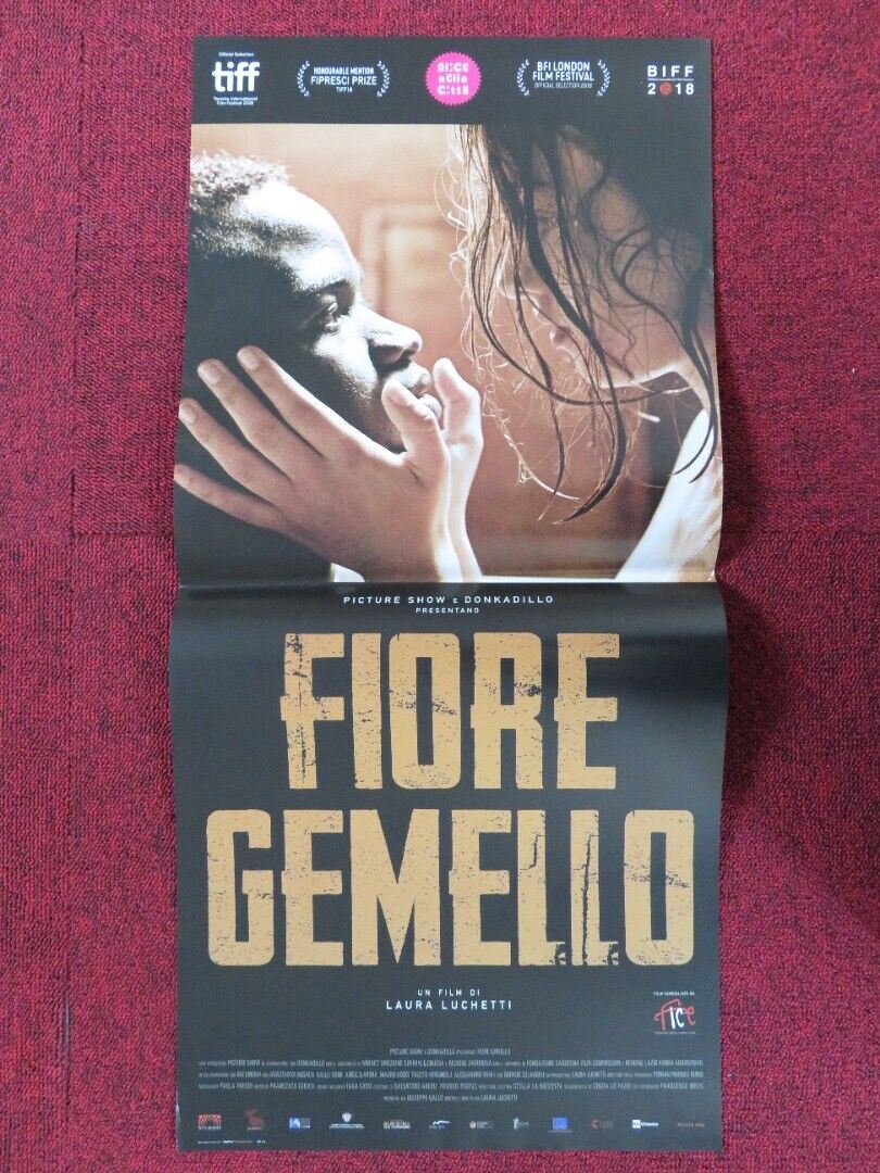 TWIN FLOWER ITALIAN LOCANDINA (26.5"x12.5") POSTER LAURA LUCHETTI 2018 - Rendezvous Cinema