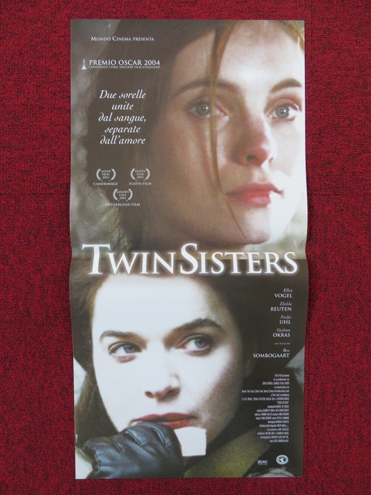 TWIN SISTERS ITALIAN LOCANDINA POSTER ELLEN VOGEL THEKLA REUTEN 2002 Rendezvous Cinema Movie posters