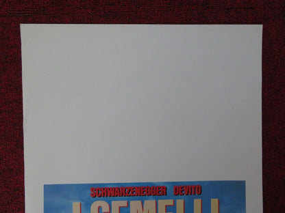 TWINS ITALIAN LOCANDINA (27.5"x13.5") POSTER SCHWARZENEGGER DEVITO 1989 Movie posters