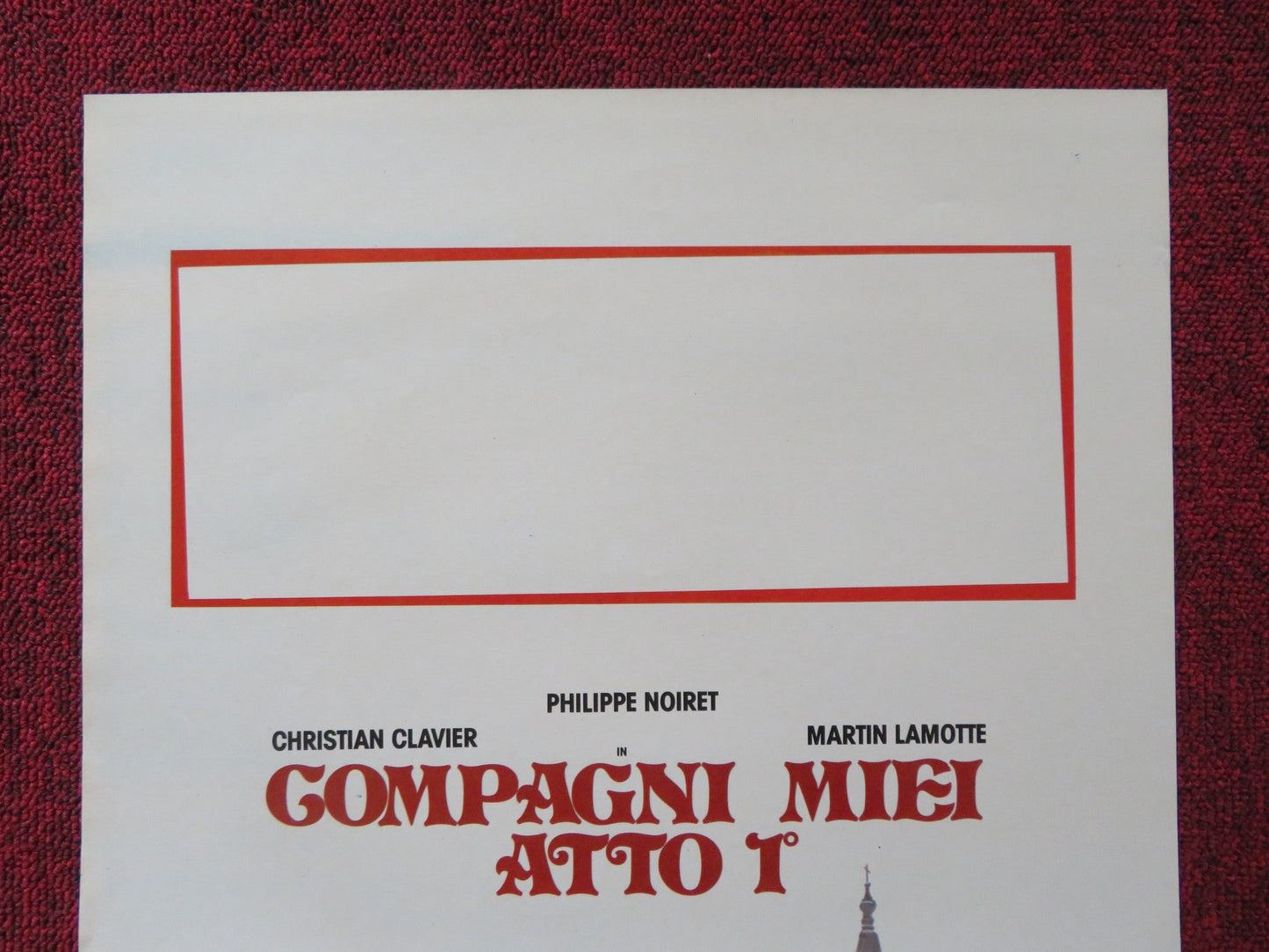 TWIST AGAIN IN MOSCOW ITALIAN LOCANDINA POSTER NOIRET CHRISTIAN CLAVIER 1986 Rendezvous Cinema Movie posters