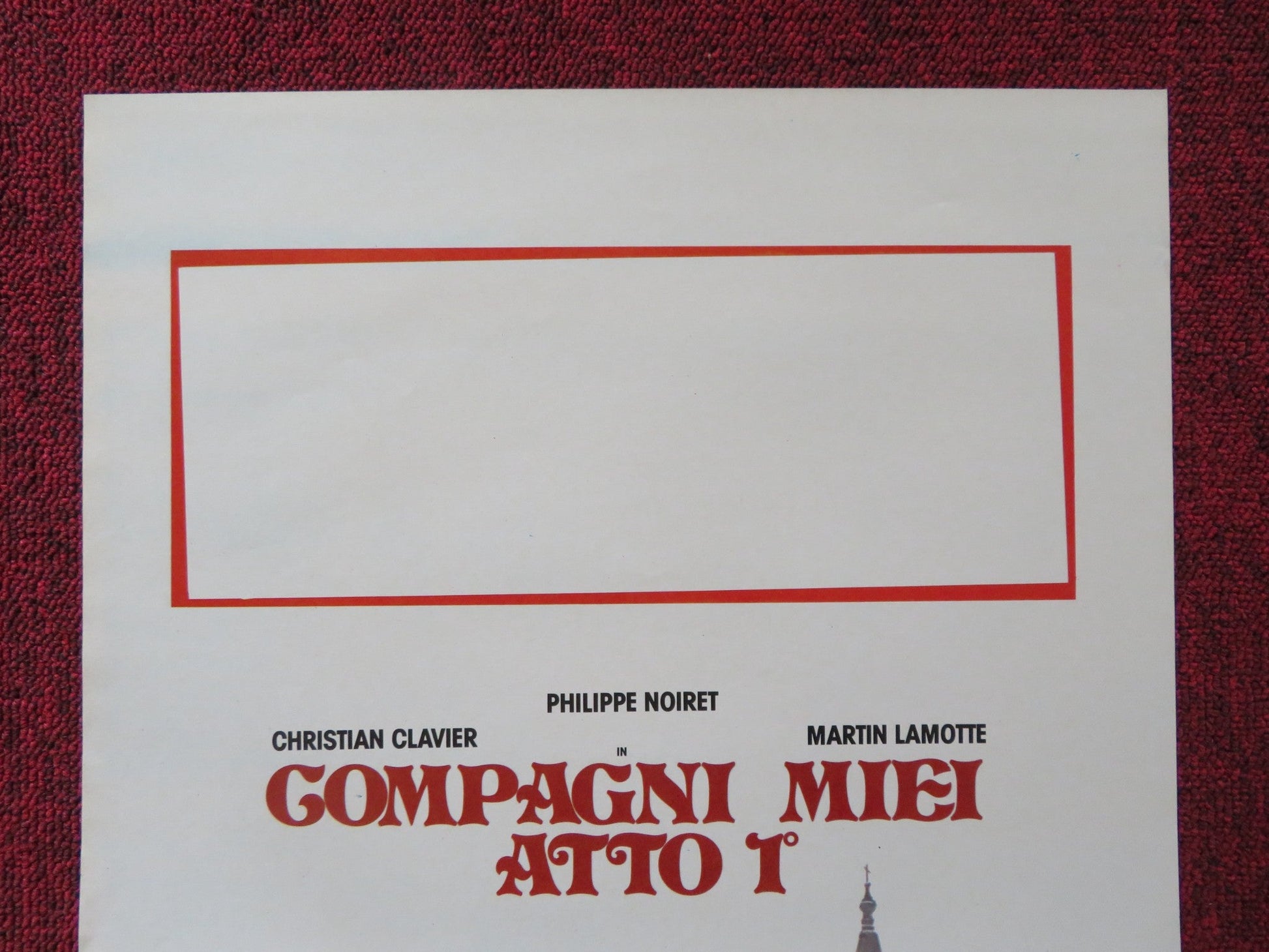 TWIST AGAIN IN MOSCOW ITALIAN LOCANDINA POSTER NOIRET CHRISTIAN CLAVIER 1986 Rendezvous Cinema Movie posters