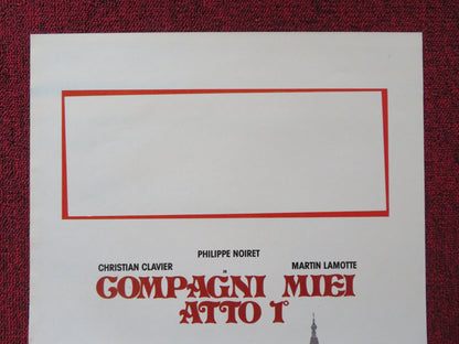 TWIST AGAIN IN MOSCOW ITALIAN LOCANDINA POSTER NOIRET CHRISTIAN CLAVIER 1986 Rendezvous Cinema Movie posters