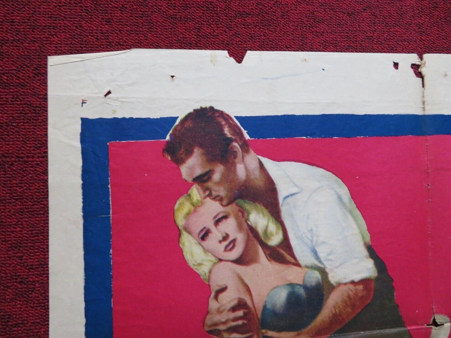 TWIST OF FATE FOLDED US ONE SHEET POSTER GINGER ROGERS HERBERT LOM 1954 - Rendezvous Cinema