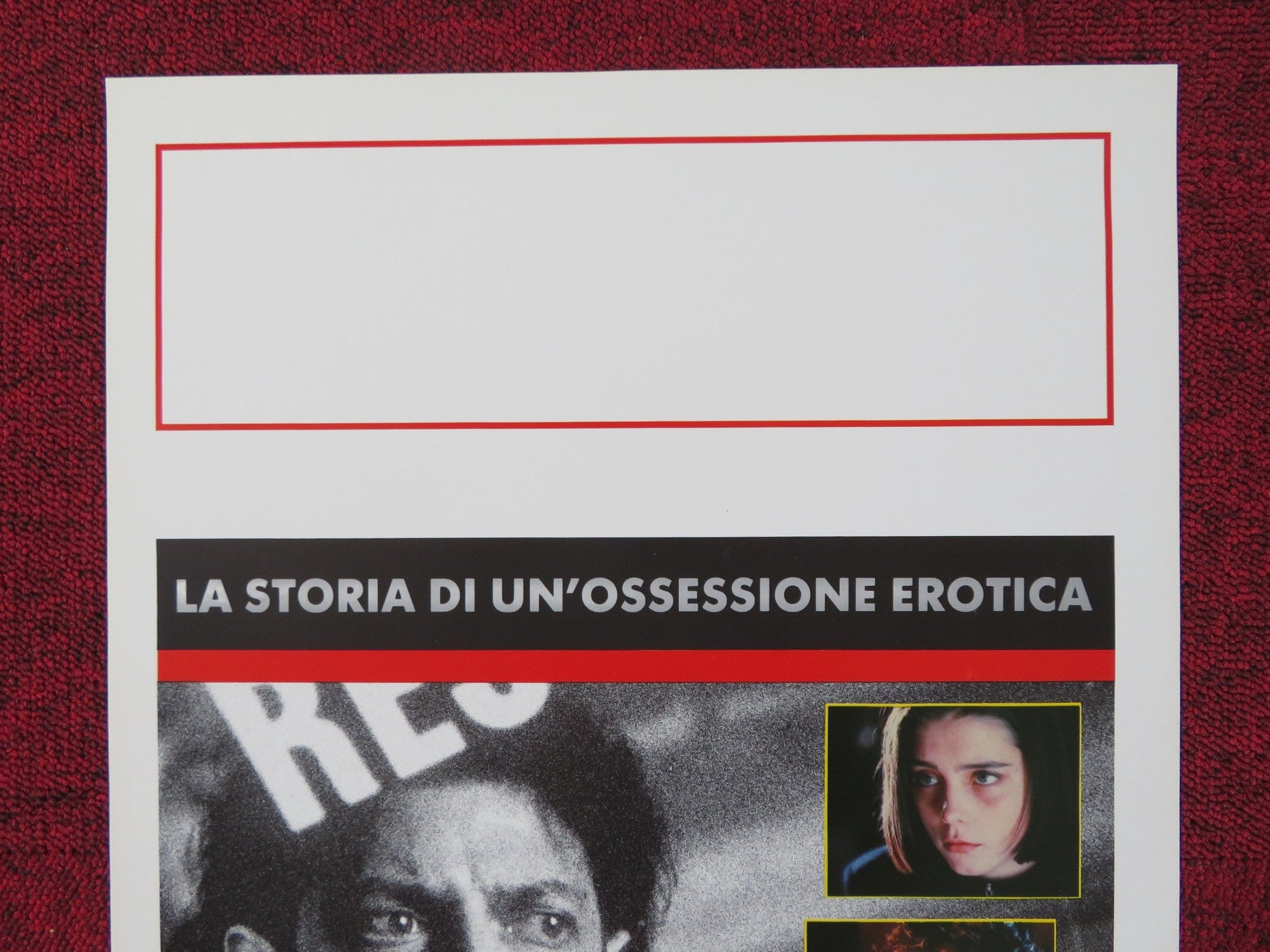 TWISTED OBSESSION ITALIAN LOCANDINA POSTER JEFF GOLDBLUM MIRANDA RICHARDSON 1989 Rendezvous Cinema Movie posters