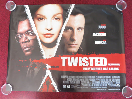 TWISTED UK QUAD (30"x 40") ROLLED POSTER ASHLEY JUDD SAMUEL L. JACKSON 2004 Rendezvous Cinema Movie posters