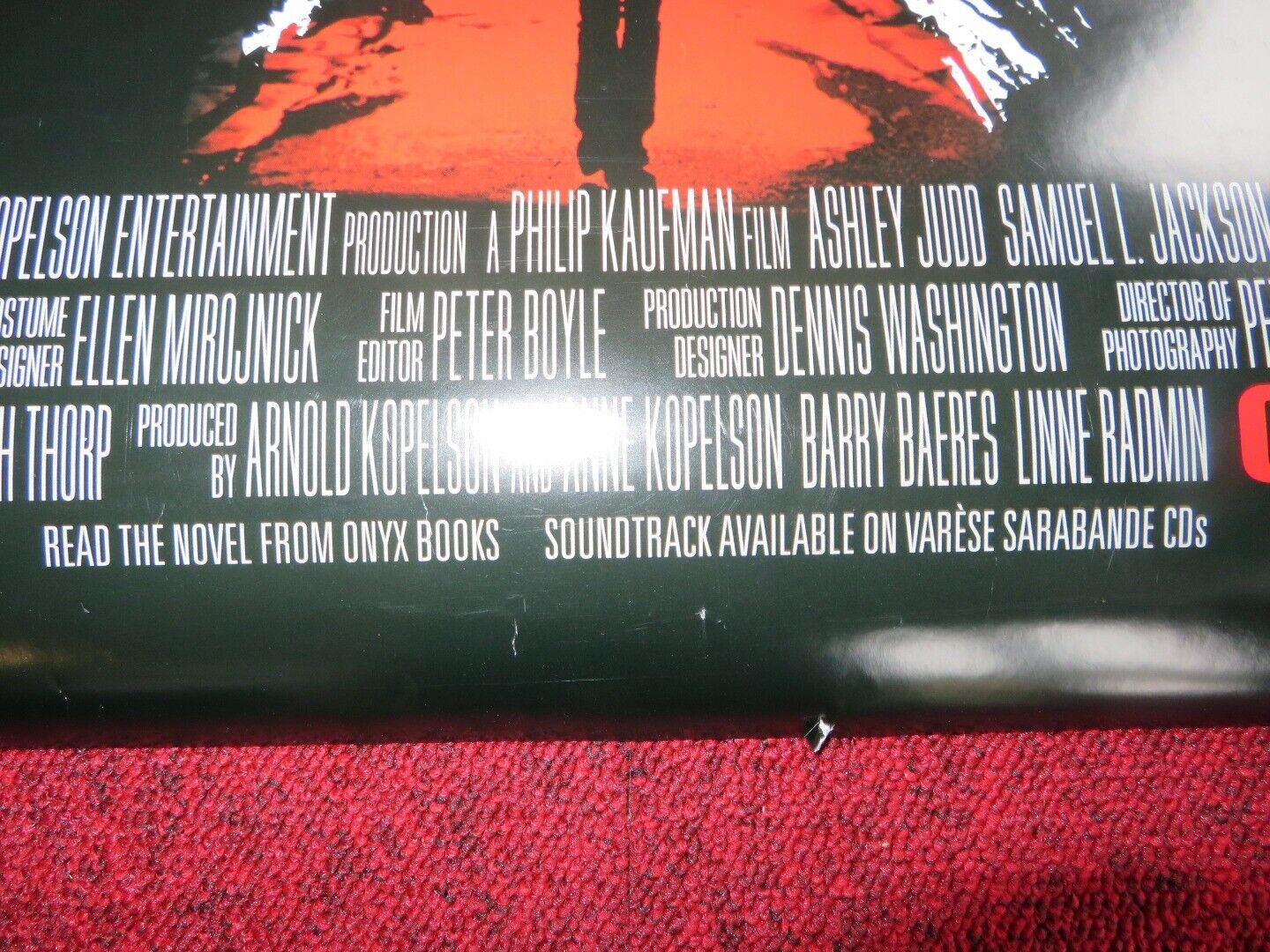 TWISTED US ONE SHEET ROLLED POSTER SAMUEL L.JACKSON ASHELY JUDD 2004 Movie posters