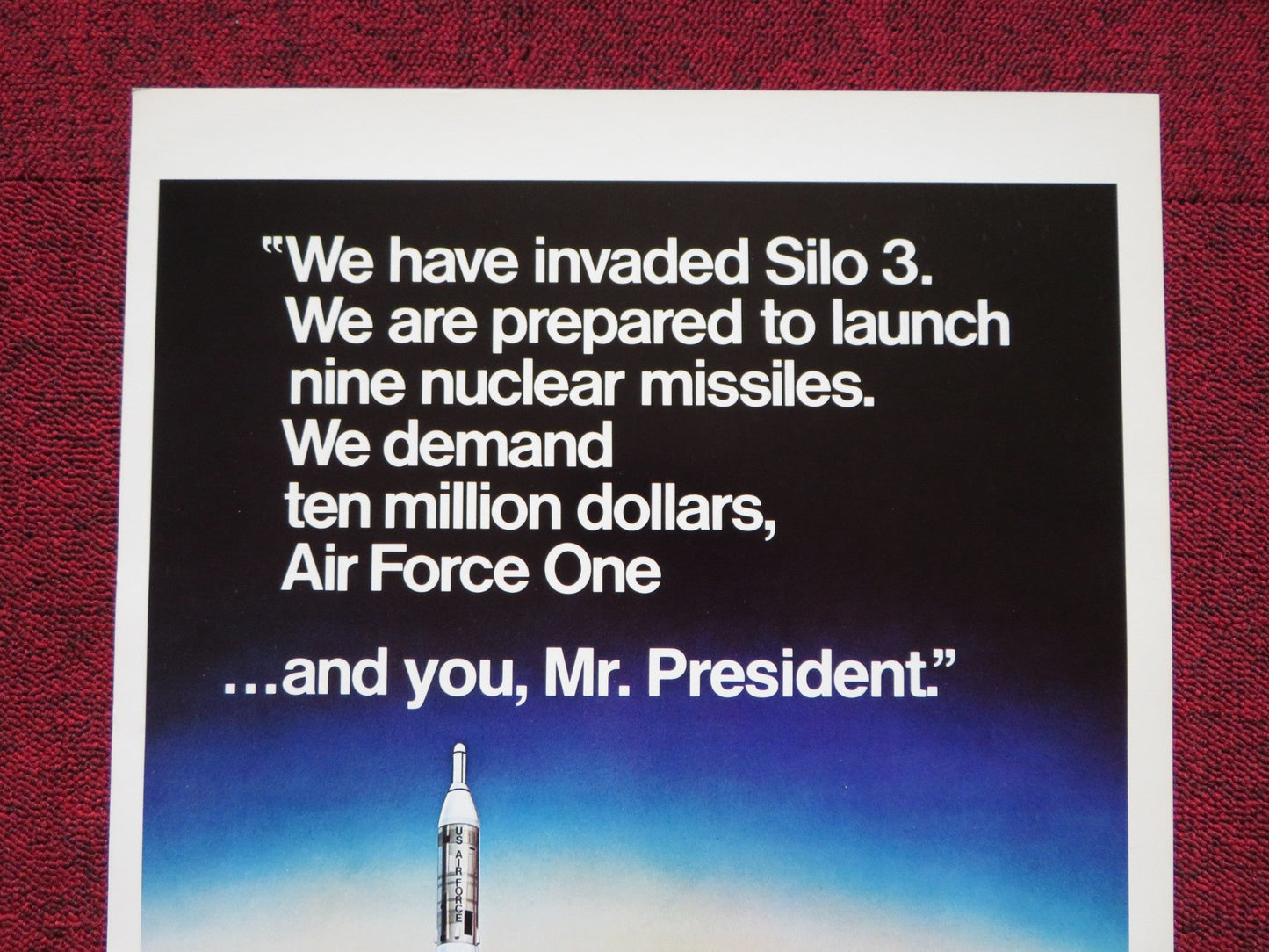 TWLIGHT'S LAST GLEAMING US INSERT (14"x 36") POSTER BURT LANCASTER 1977 Rendezvous Cinema Movie posters