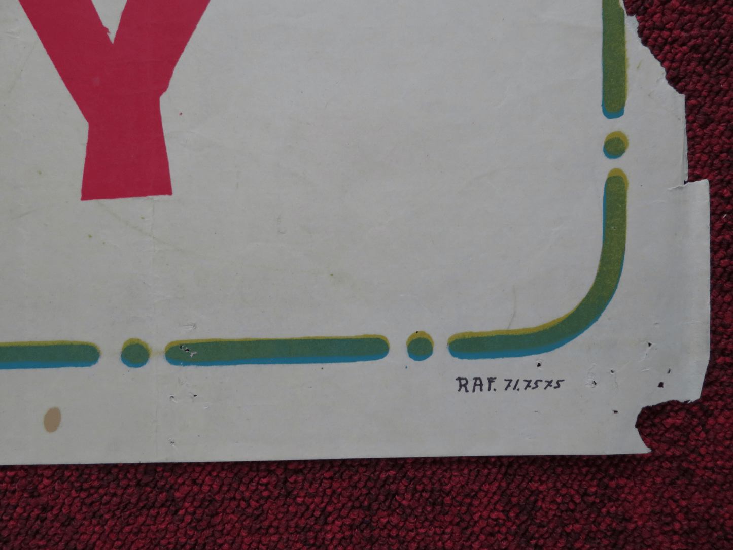 TWO BROTHERS IN TRINITY FOLDED ARGENTINA ONE SHEET POSTER R. HARRISON 1972 Rendezvous Cinema Movie posters