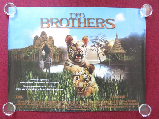 TWO BROTHERS UK QUAD (30"x 40") ROLLED POSTER GUY PEARCE 2004 Rendezvous Cinema Movie posters
