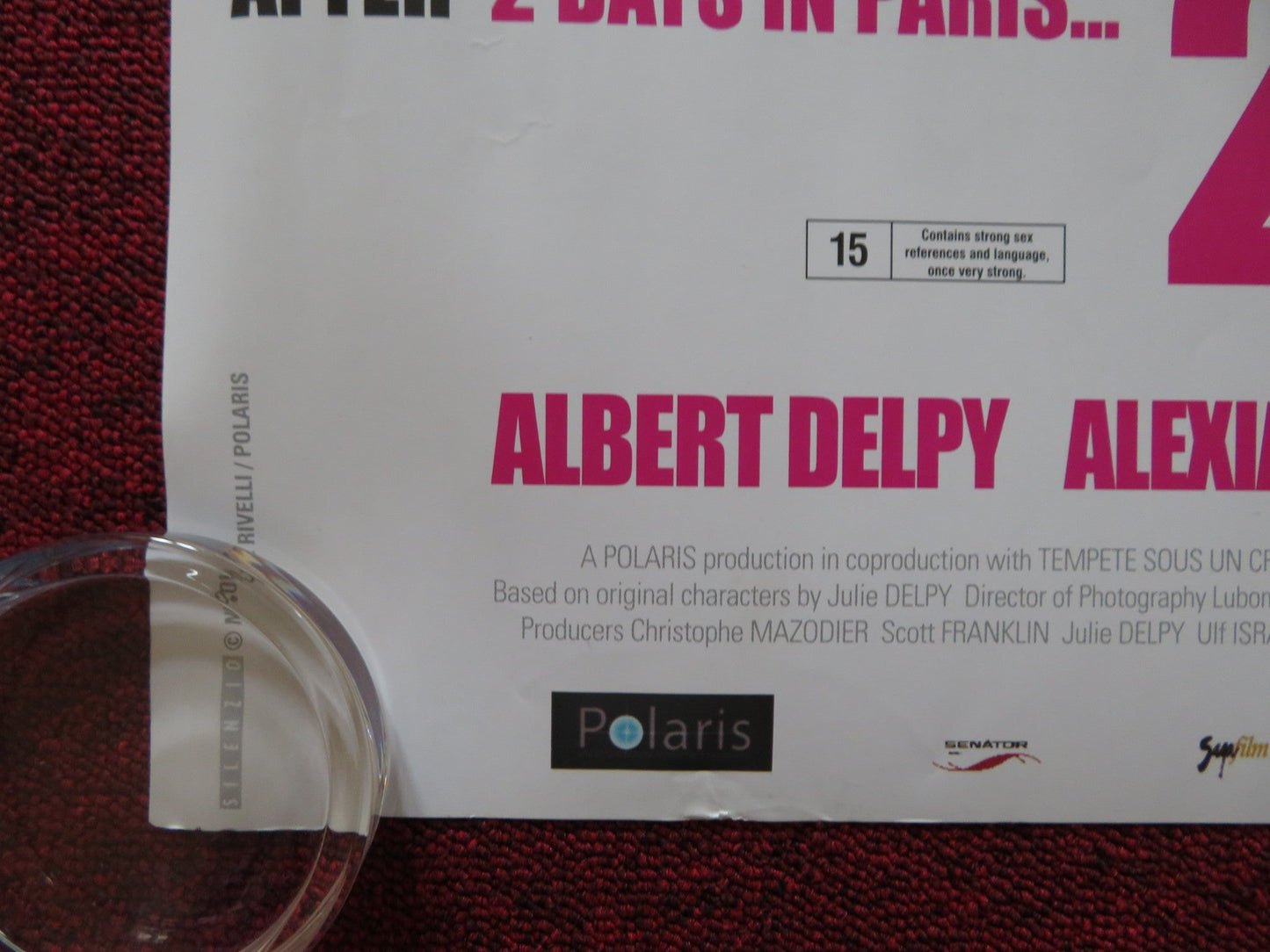 TWO DAYS IN NEW YORK UK QUAD (30"x 40") ROLLED POSTER CHRIS ROCK JULIE DELPY 201 Rendezvous Cinema Movie posters