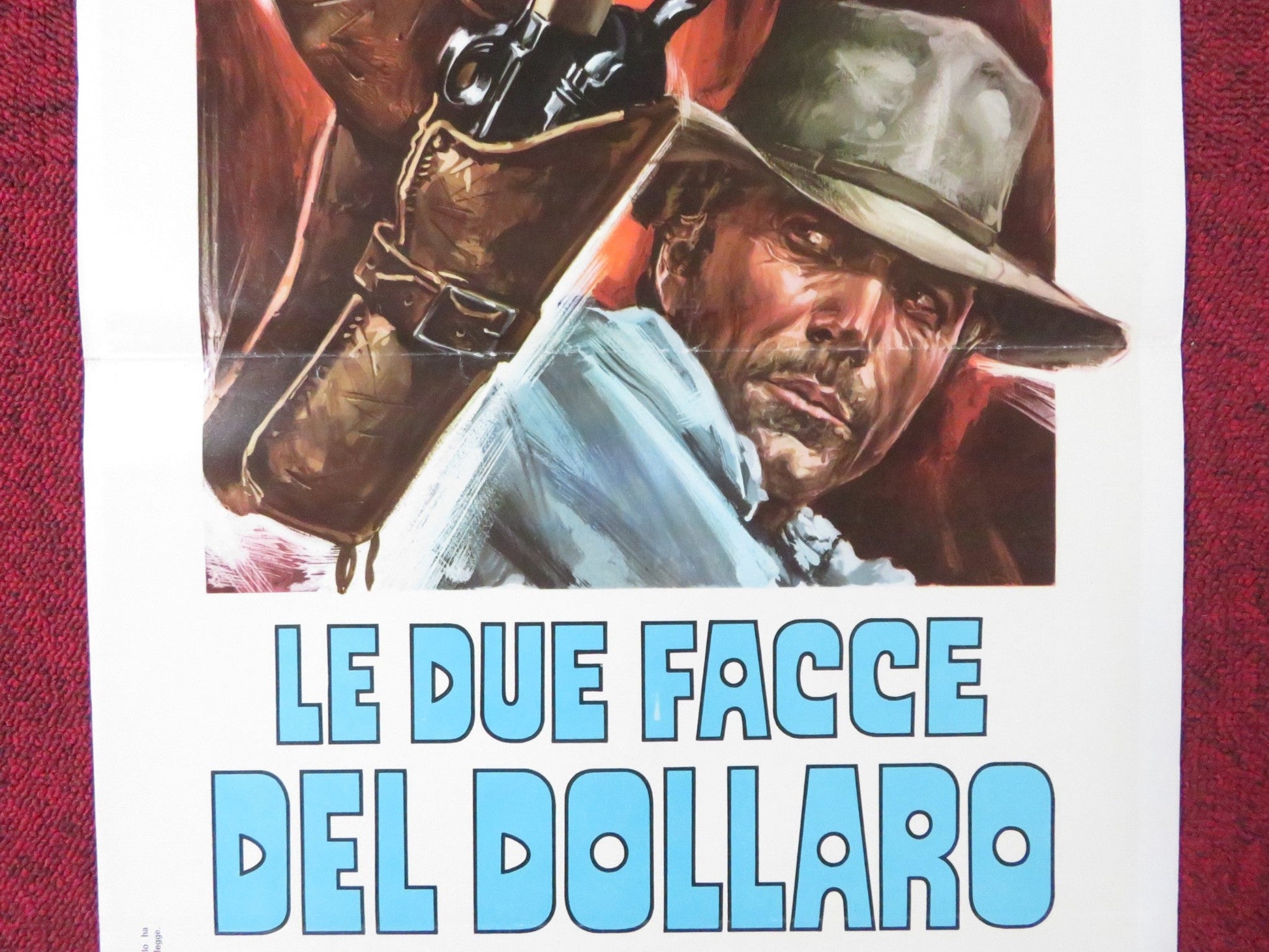 TWO FACES OF THE DOLLAR ITALIAN LOCANDINA POSTER MONTY GREENWOOD J. HERLIN 1967 Rendezvous Cinema Movie posters