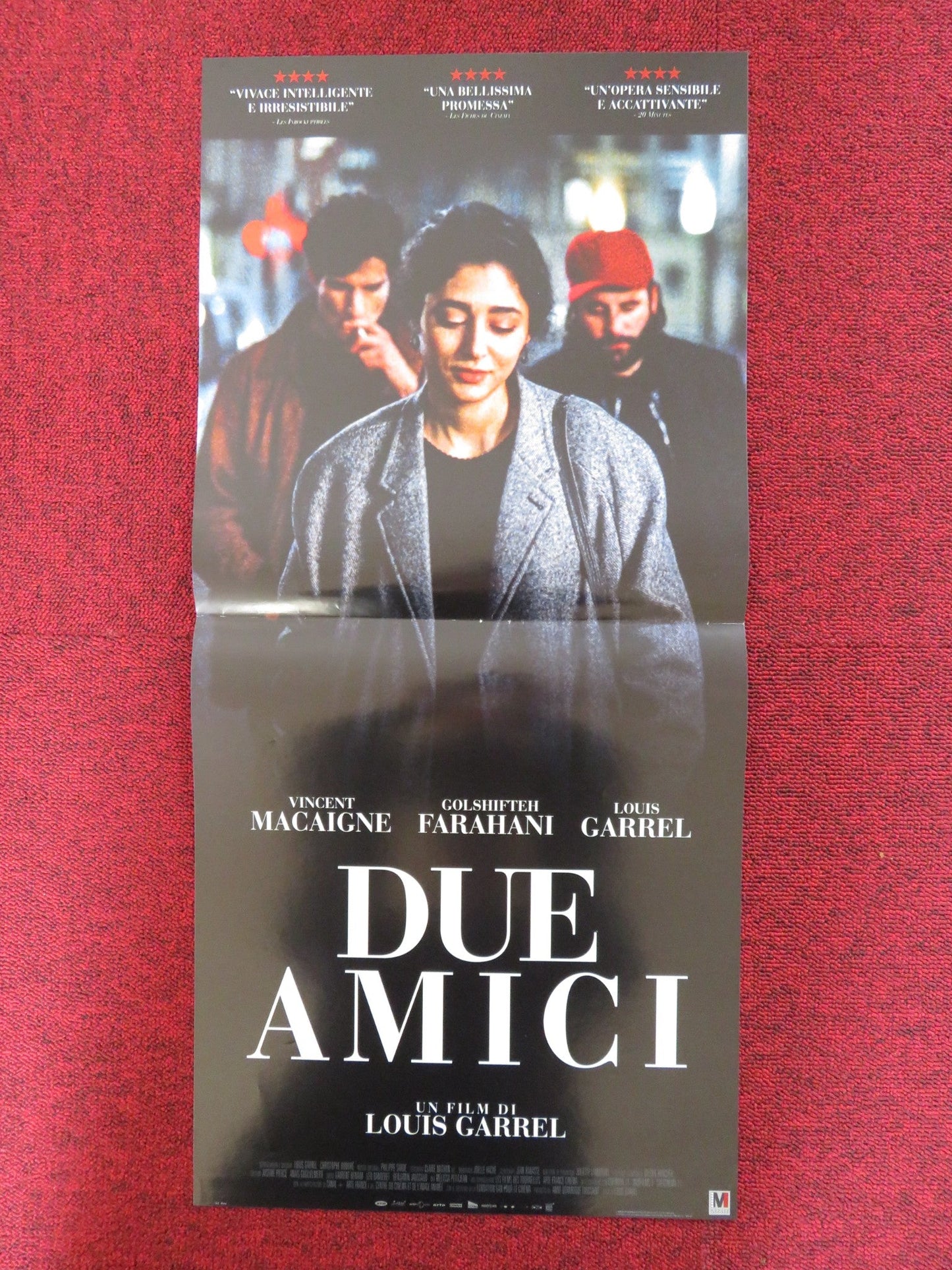 TWO FRIENDS ITALIAN LOCANDINA POSTER GOLSHIFTEH FARAHANI VINCENT MACAIGNE 2015 Rendezvous Cinema Movie posters