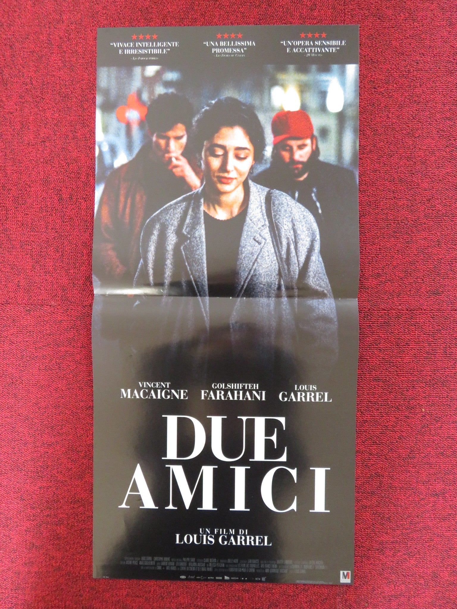 TWO FRIENDS ITALIAN LOCANDINA POSTER GOLSHIFTEH FARAHANI VINCENT MACAIGNE 2015 Rendezvous Cinema Movie posters