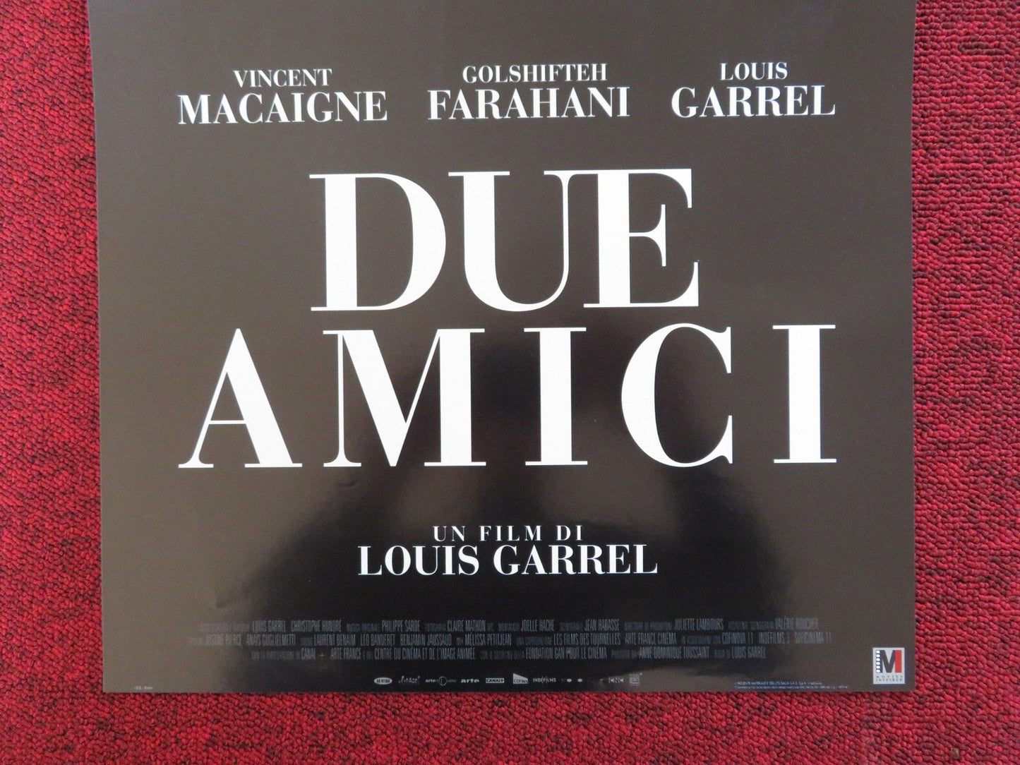 TWO FRIENDS ITALIAN LOCANDINA POSTER GOLSHIFTEH FARAHANI VINCENT MACAIGNE 2015 Rendezvous Cinema Movie posters