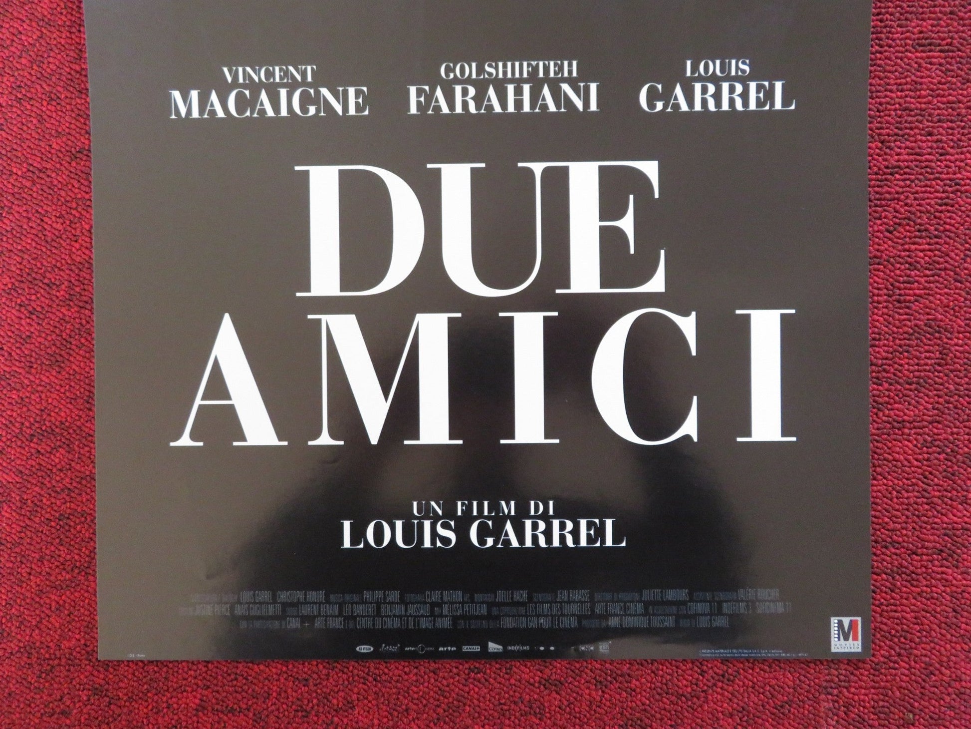 TWO FRIENDS ITALIAN LOCANDINA POSTER GOLSHIFTEH FARAHANI VINCENT MACAIGNE 2015 Rendezvous Cinema Movie posters