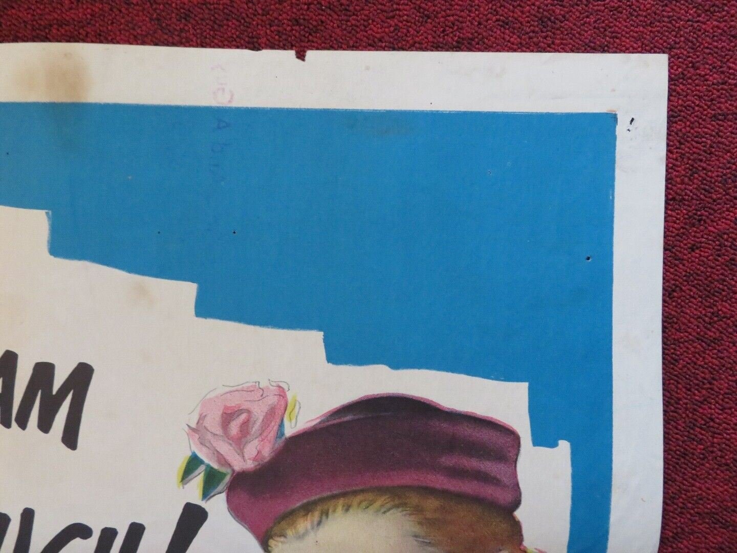 TWO GALS AND A GUY FOLDED US ONE SHEET POSTER ROBERT ALDA JANIS PAIGE 1951 Movie posters