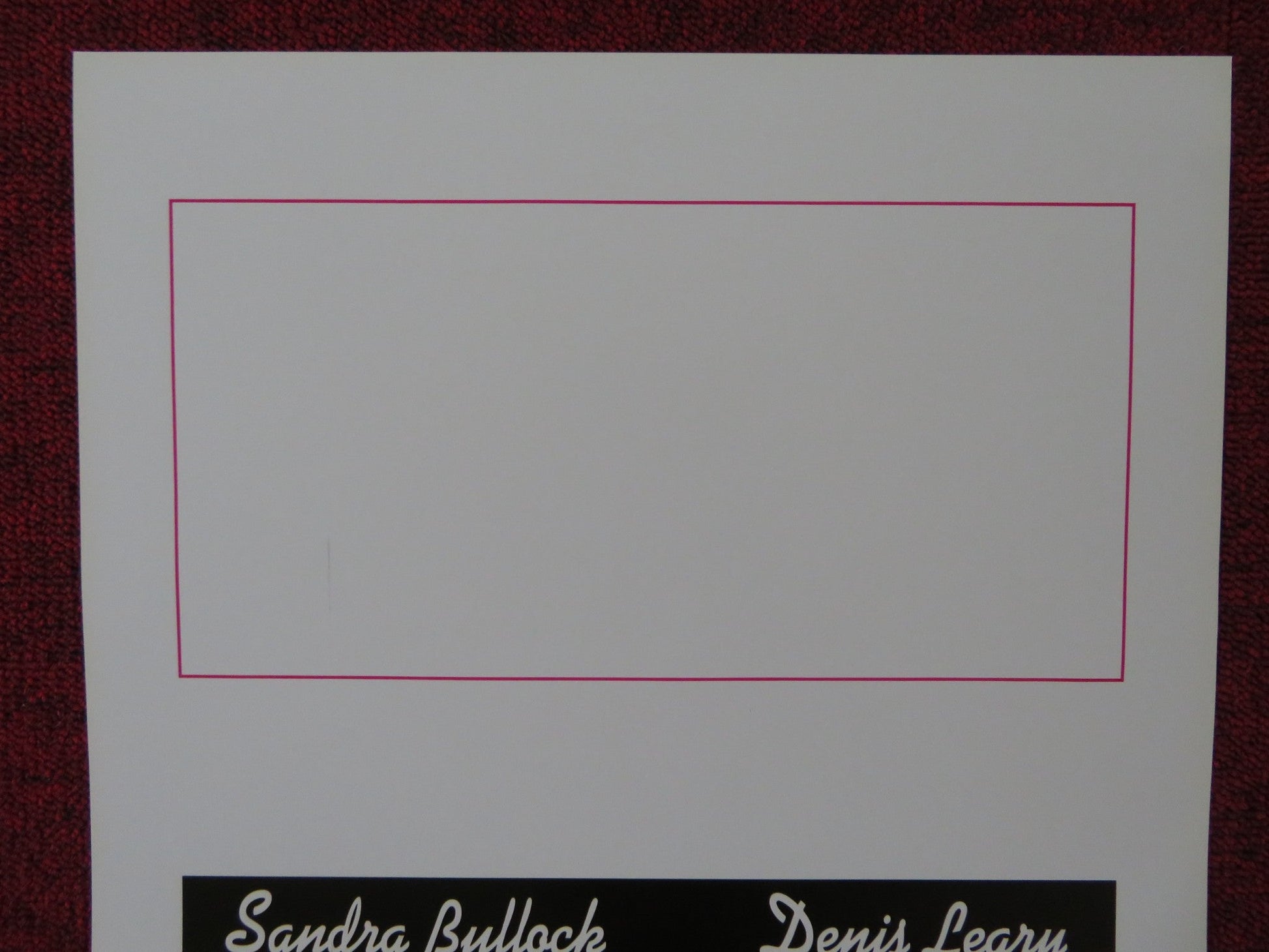 TWO IF BY SEA ITALIAN LOCANDINA POSTER SANDRA BULLOCK DENIS LEARY 1996 Rendezvous Cinema Movie posters